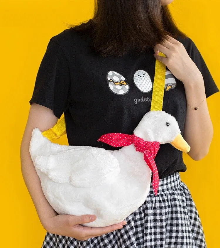 Kawaii Cartoon Duck Figure Shoulder Bag