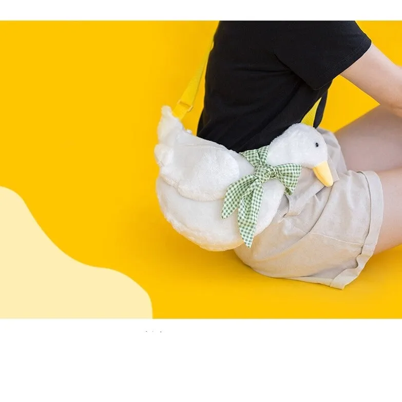 Kawaii Cartoon Duck Figure Shoulder Bag