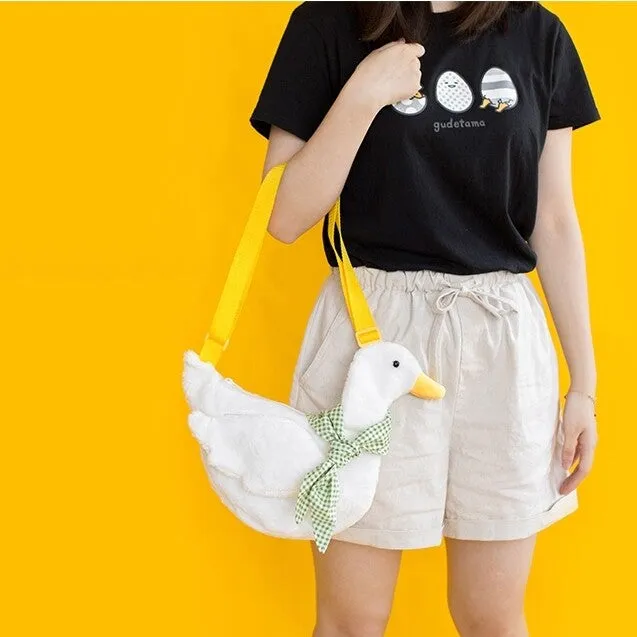 Kawaii Cartoon Duck Figure Shoulder Bag