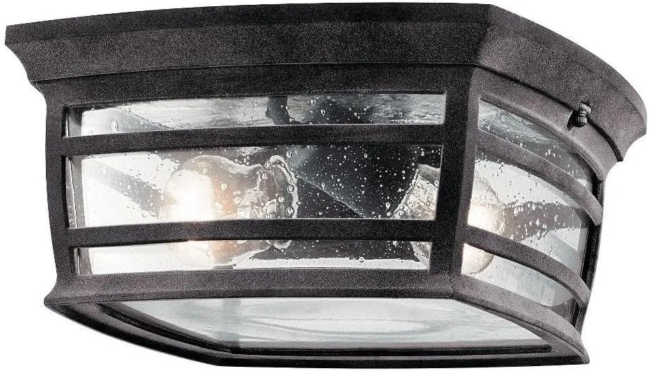 Kichler 49277WZC Two Light Outdoor Ceiling Mount