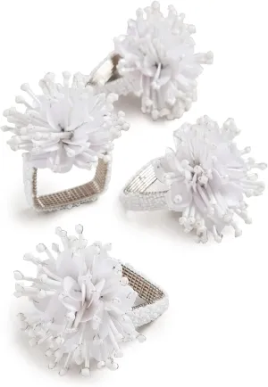 Kim Seybert Women's Starburst Napkin Rings Set of 4