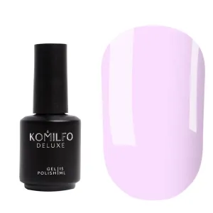 Komilfo Color Base 8ml White Red Milky, Medium density, self-leveling. Fast coverage. Soft, flesh-colored shades, Long -lasting up to 21 days, Nail Gel Polish Led Uv (Base Milky Violet, 15ml)