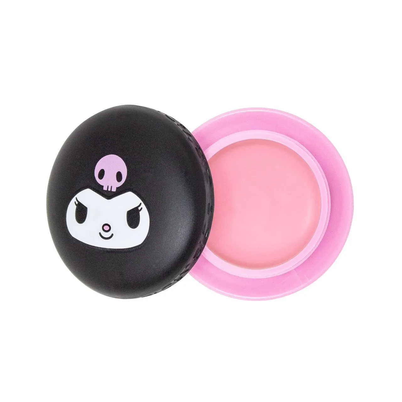 Kuromi Macaron Lip Balm, Raspberry Cream Puff