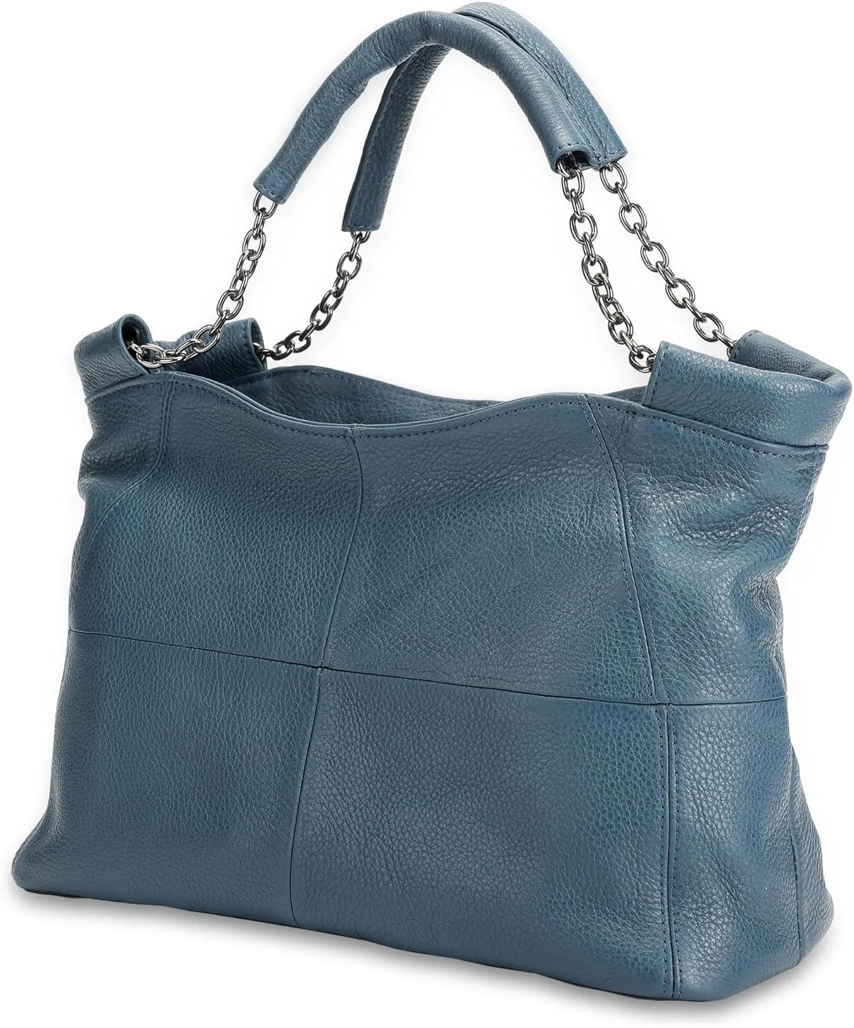 Ladies Crossbody Bag Multi Purpose Leather Handbag Adjustable Chain and Detachable Shoulder Bag