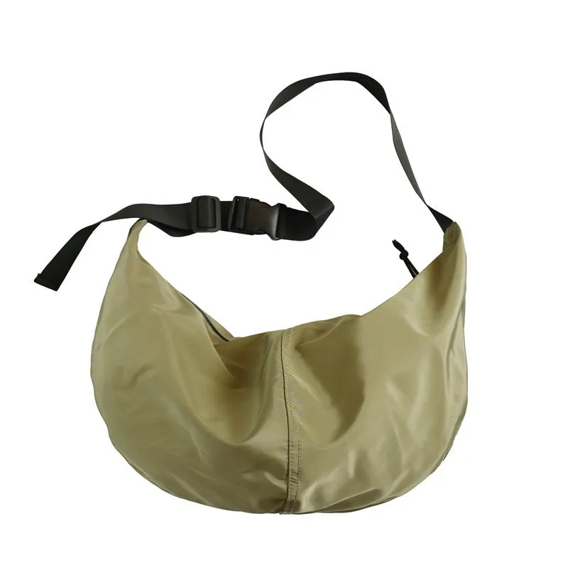 Large Capacity Macaron Dumpling Retro Nylon Crossbody Bags
