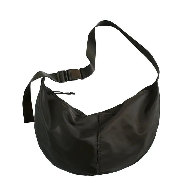 Large Capacity Macaron Dumpling Retro Nylon Crossbody Bags