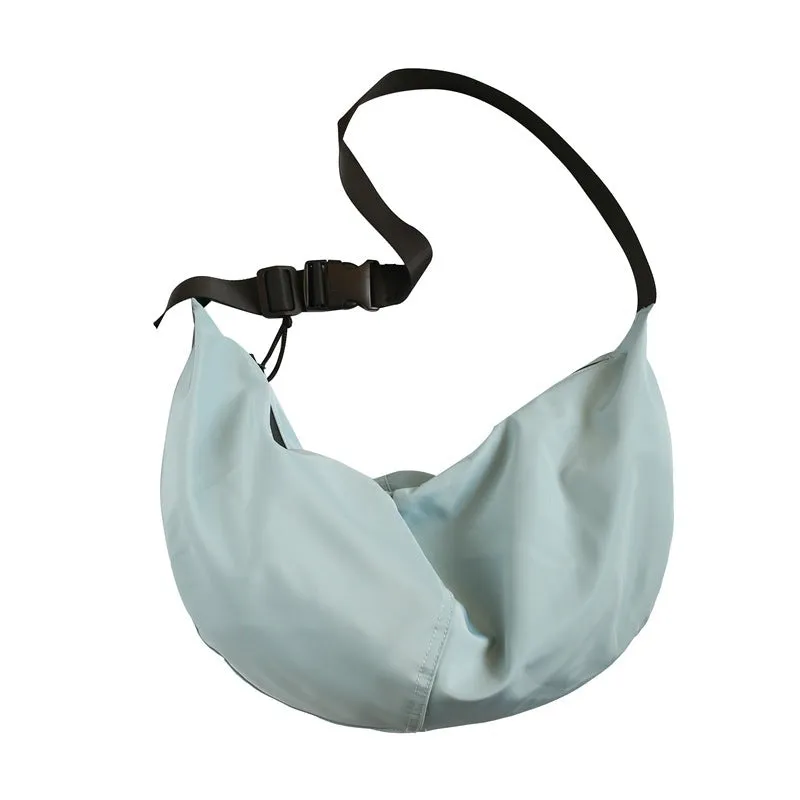 Large Capacity Macaron Dumpling Retro Nylon Crossbody Bags