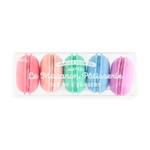 Le Macaron Patisserie Scented Erasers - Set of 5