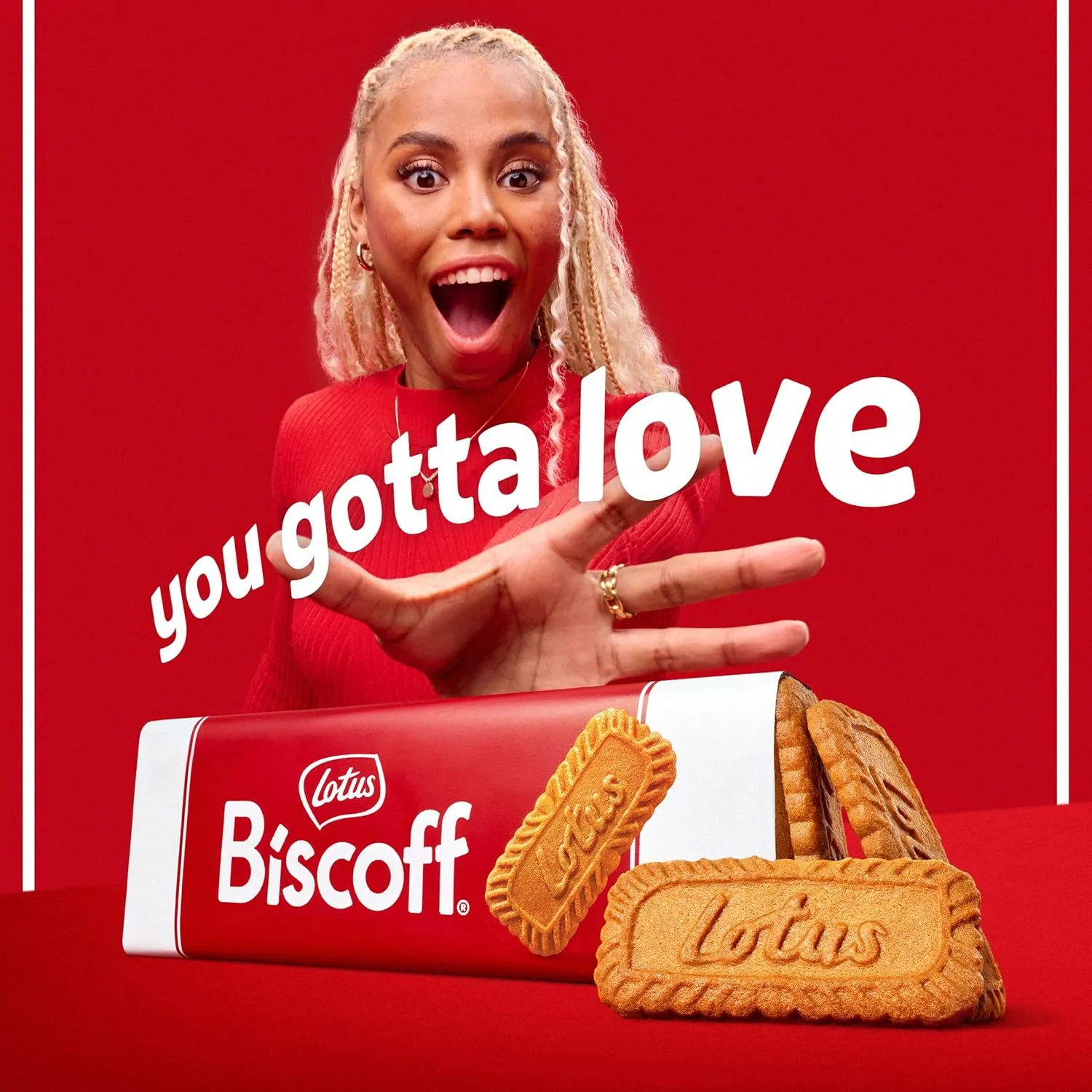 Lotus Biscoff, Caramelized Biscuit Cookies, non GMO   Vegan - 8.8 Ounce (Pack of 10)