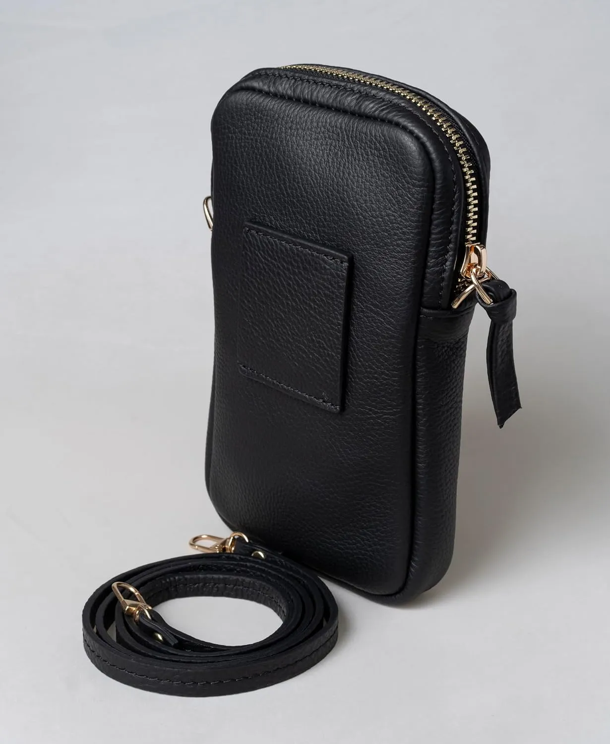 Luxury Crossbody Bag | Handcrafted in the USA | Pebbled Italian Leather