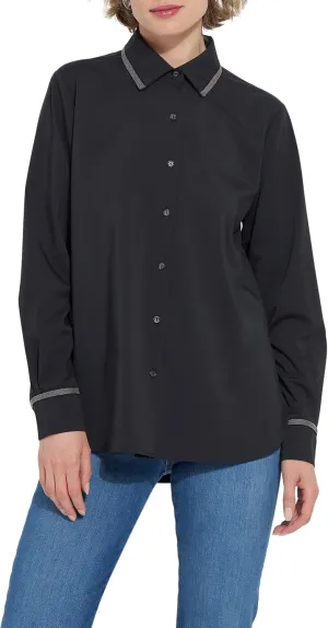 Lysse Stasia Micro Beaded Shirt Black SM