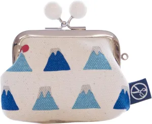 Maeda Senkou 334-30002-000 Goshikihanpudo 2.5 Square Coin Purse (with Beads) (Mt. Fuji Series)