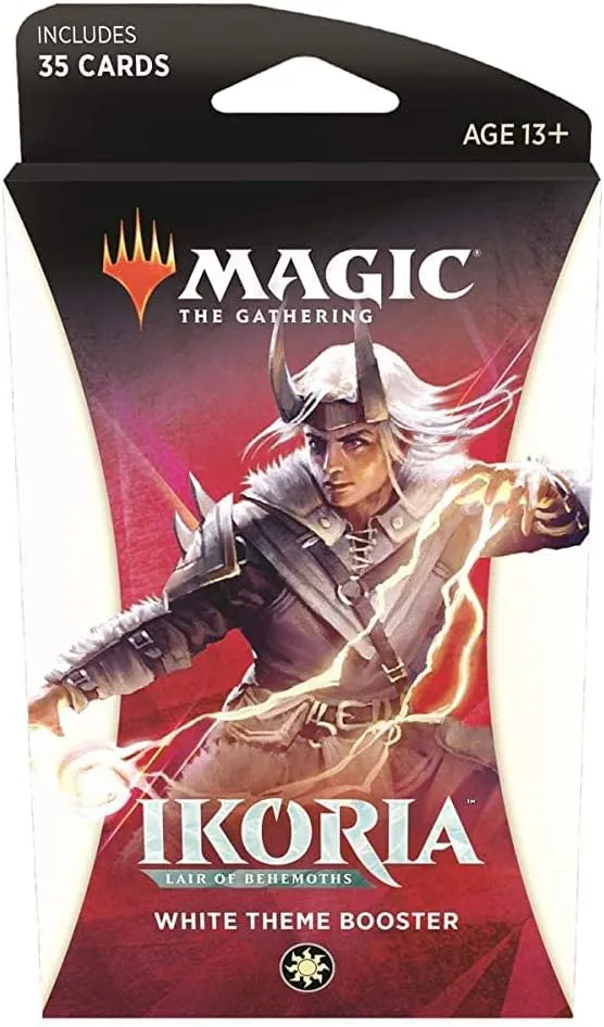 Magic The Gathering: Magic The Gathering: Ikoria: Lair of Behemoths - Theme Pack - White (35 Cards)