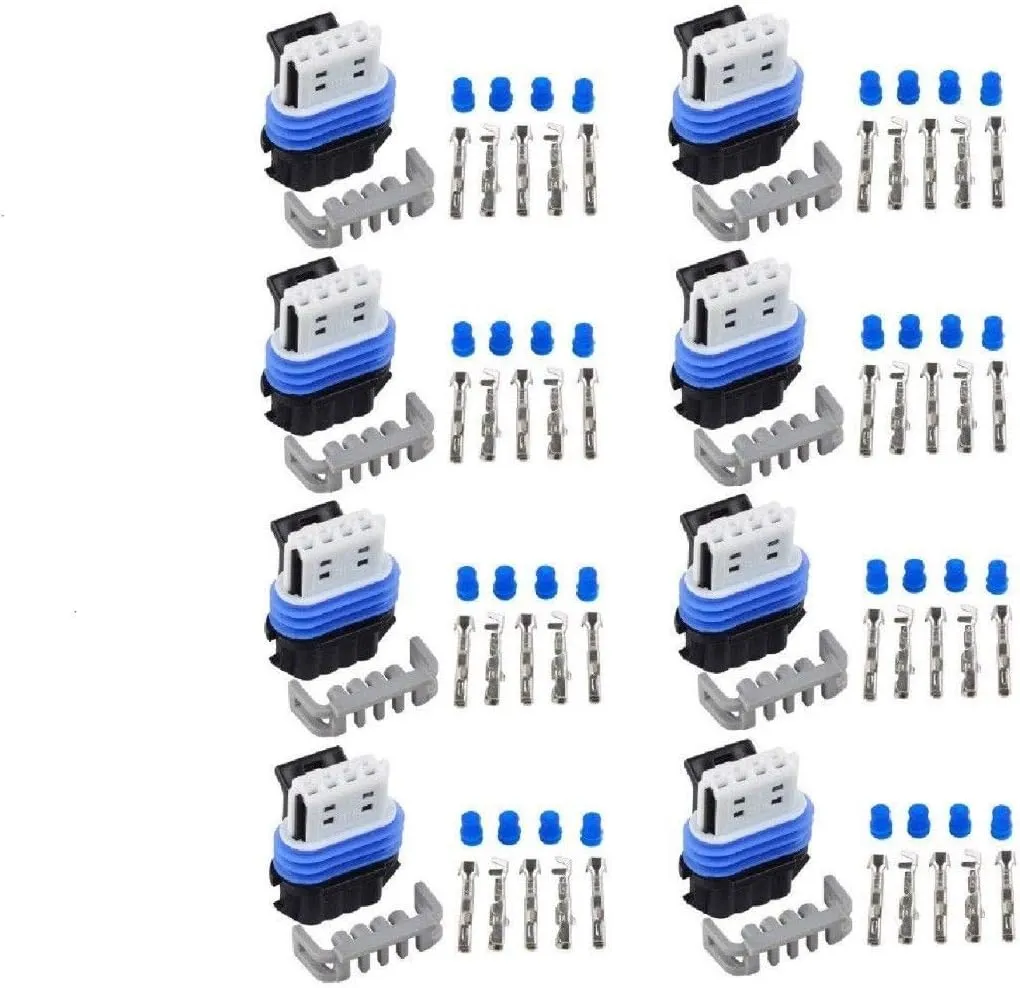 Michigan Motorsports Ignition Coil Connector Set -FIts GM D585 D581 D510C D514A LQ9 LQ4 LS2 LS7 LSX QTY 8