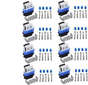 Michigan Motorsports Ignition Coil Connector Set -FIts GM D585 D581 D510C D514A LQ9 LQ4 LS2 LS7 LSX QTY 8