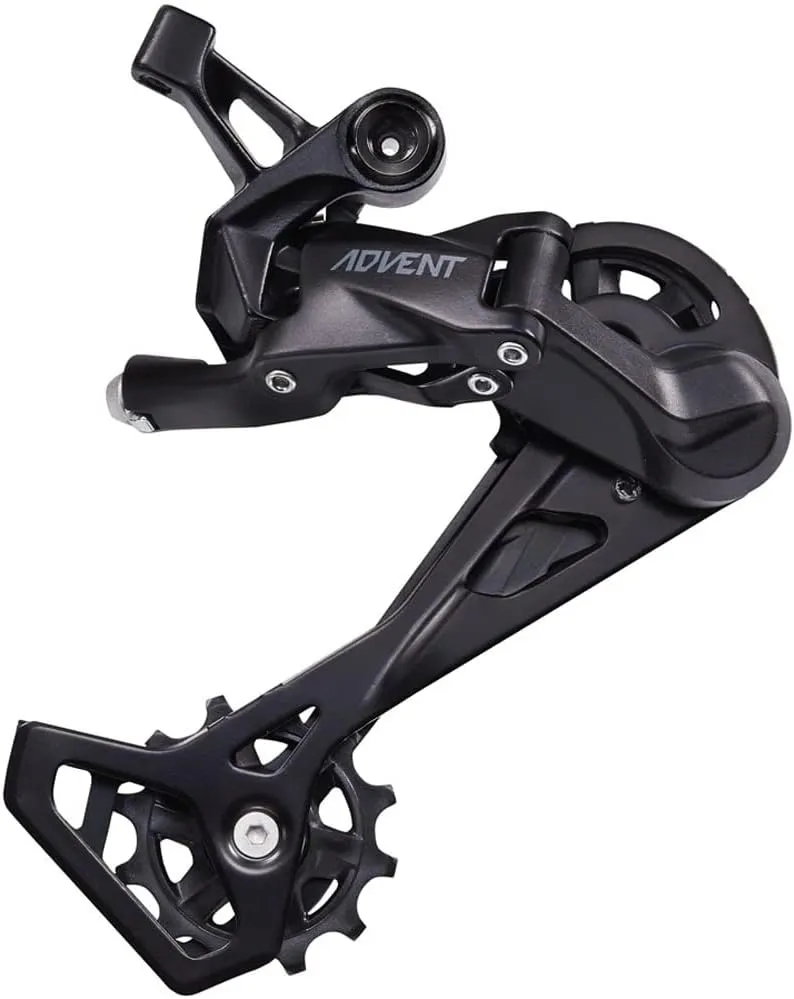 microSHIFT Advent Rear Derailleur - 9 Speed, Medium Cage, Black
