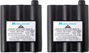 Midland® – AVP17 Rechargeable Battery Packs for Midland® GXT1000, GXT1030, GXT1050, T290 and T295