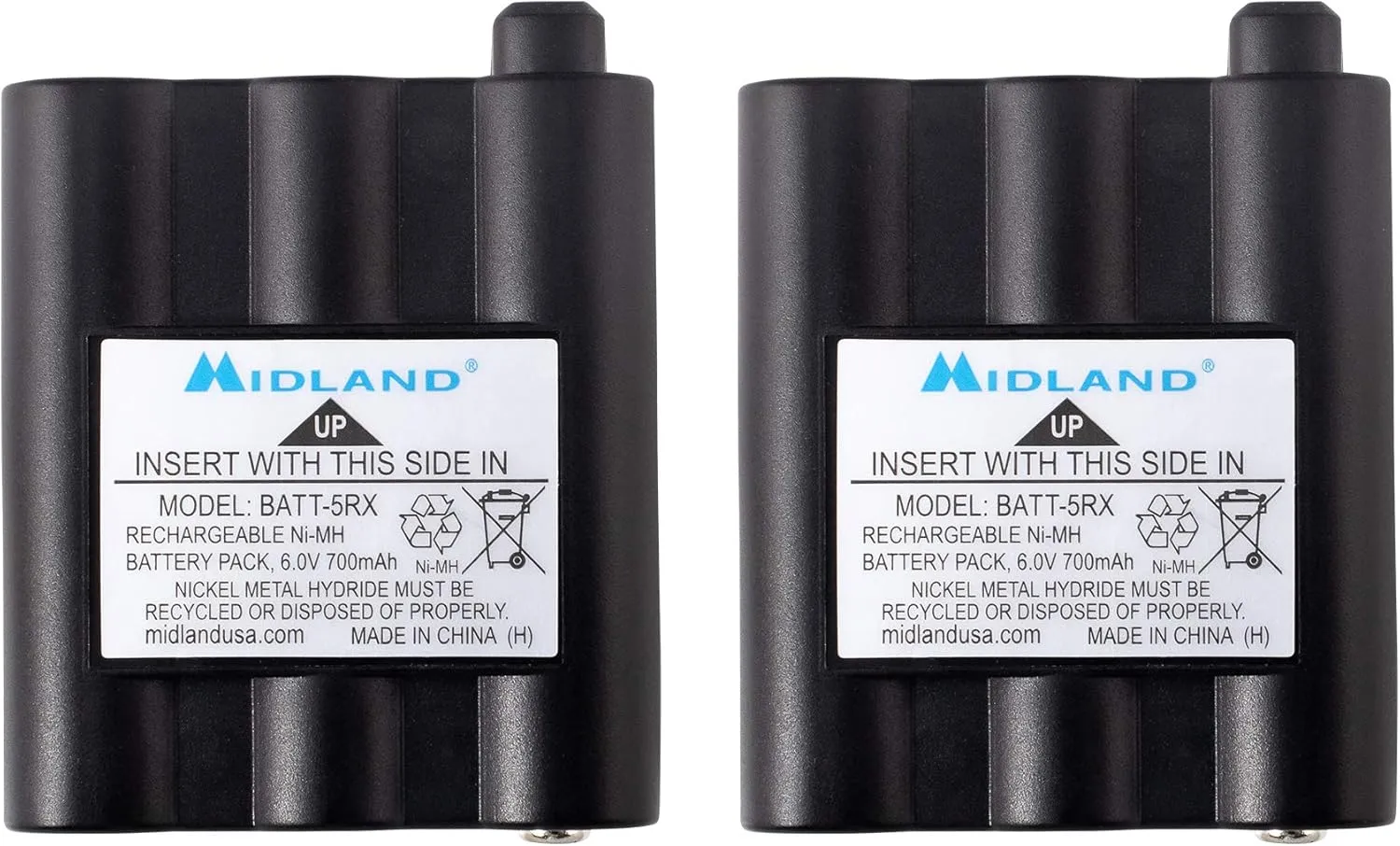 Midland® – AVP17 Rechargeable Battery Packs for Midland® GXT1000, GXT1030, GXT1050, T290 and T295