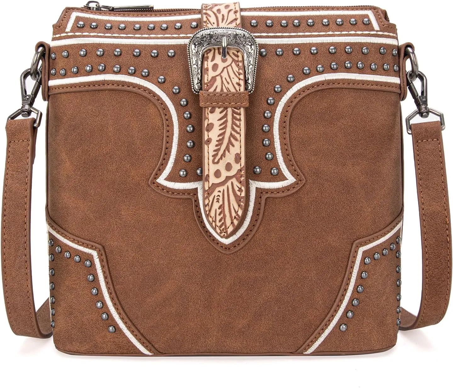 Montana West Western Crossbody Bags for Women Embroidered Denim Collection Purses