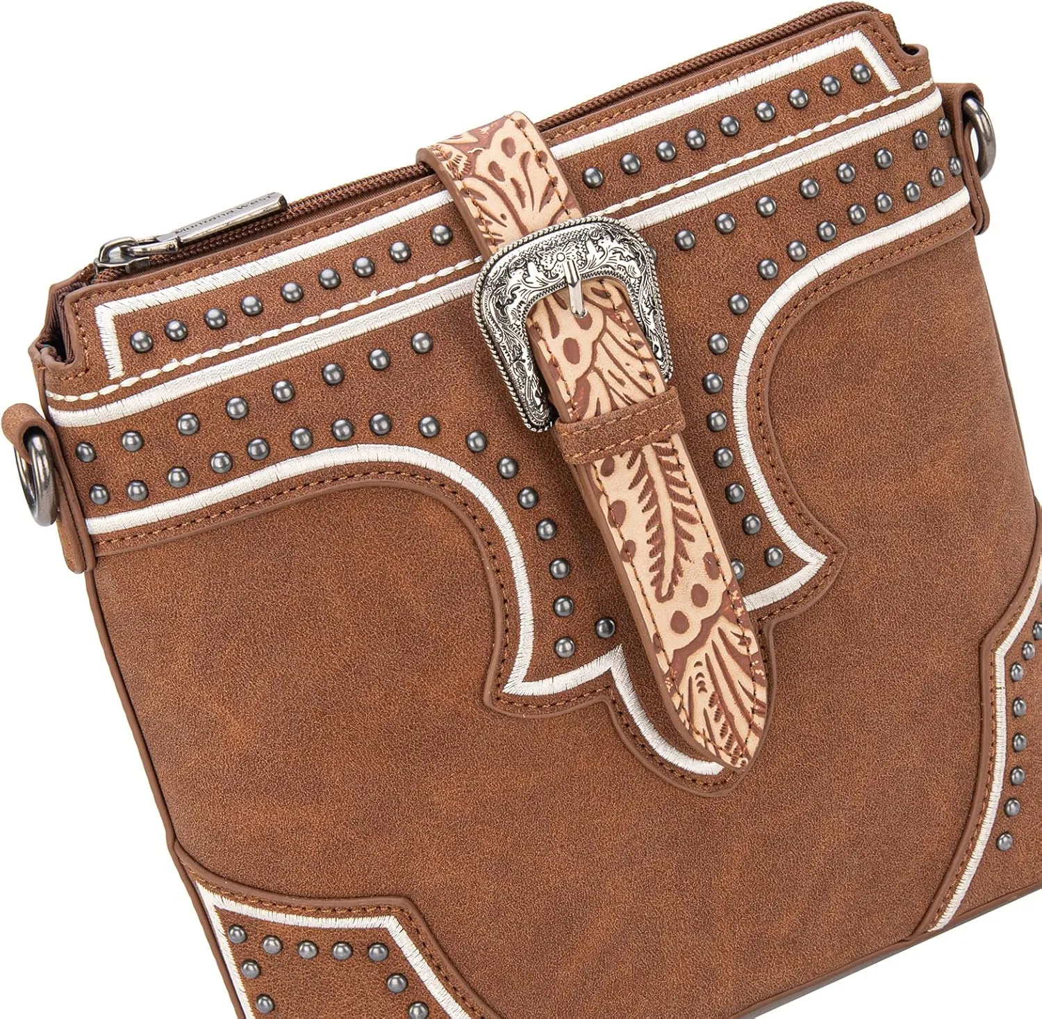 Montana West Western Crossbody Bags for Women Embroidered Denim Collection Purses