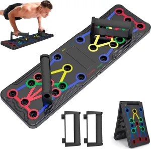 Multi-functional training plate adult folding push-up support rack chest muscle trainer push-up aids