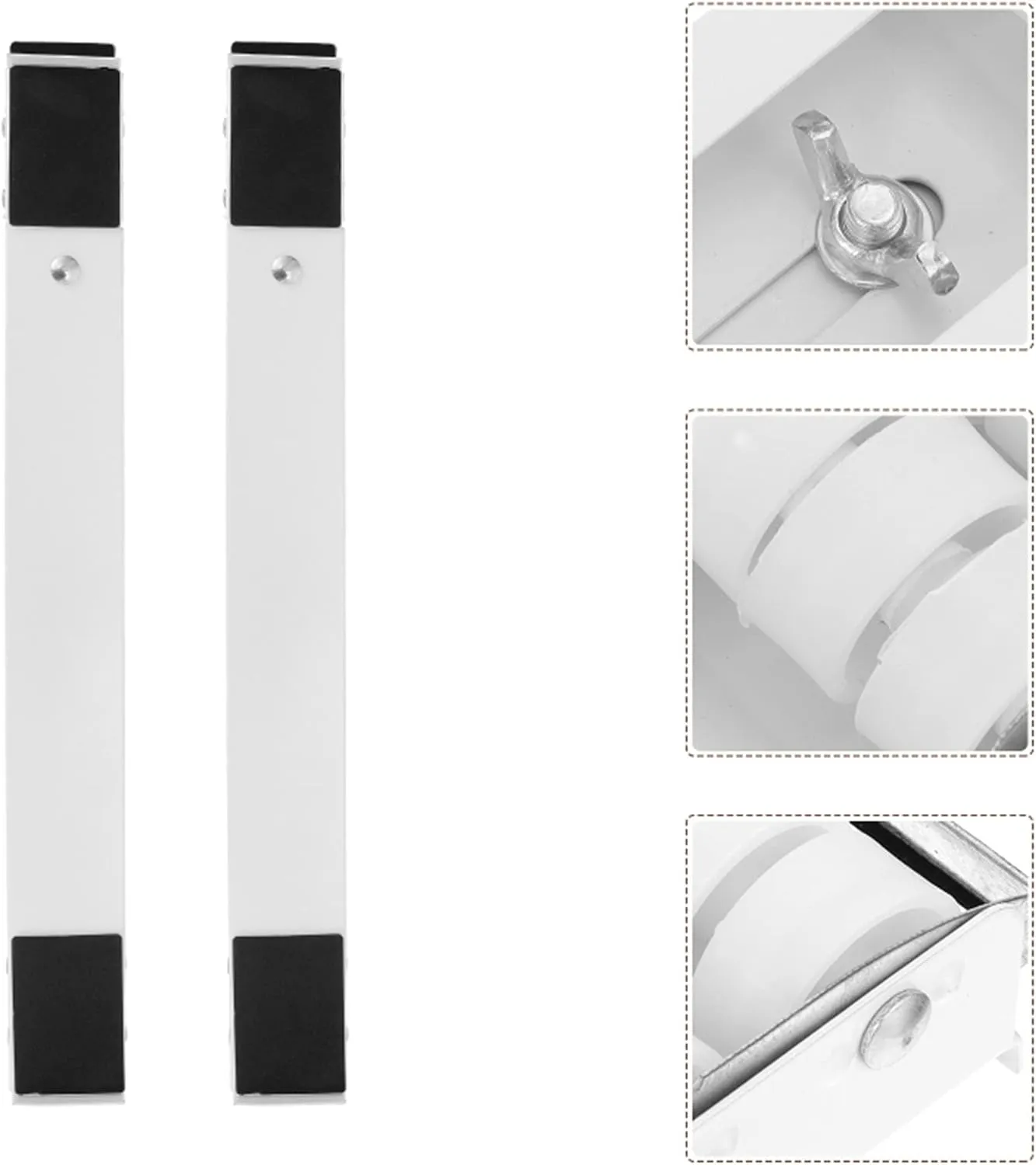 Multi-Functional Washing Machine Mini Fridge Stand,Furniture Dolly Roller Base Adjustable Movable Telescopic Pedestal with 24 Wheels,for Washer Refrigerator and Dryer,Max Load 770LB(350KG)