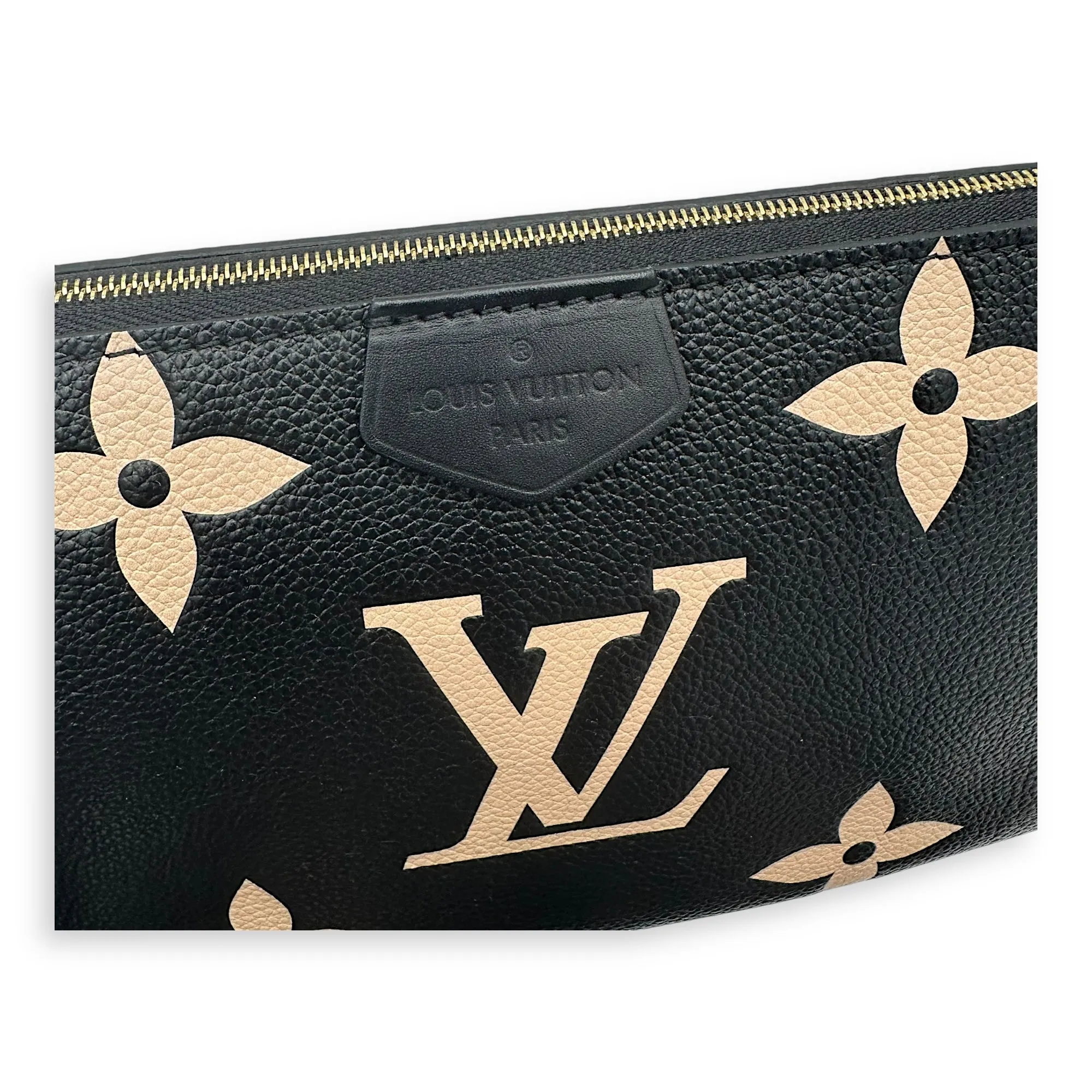 Multi-Pochette Accessoires Crossbody Bag  Black in Monogram Empreinte Leather , Gold Hardware