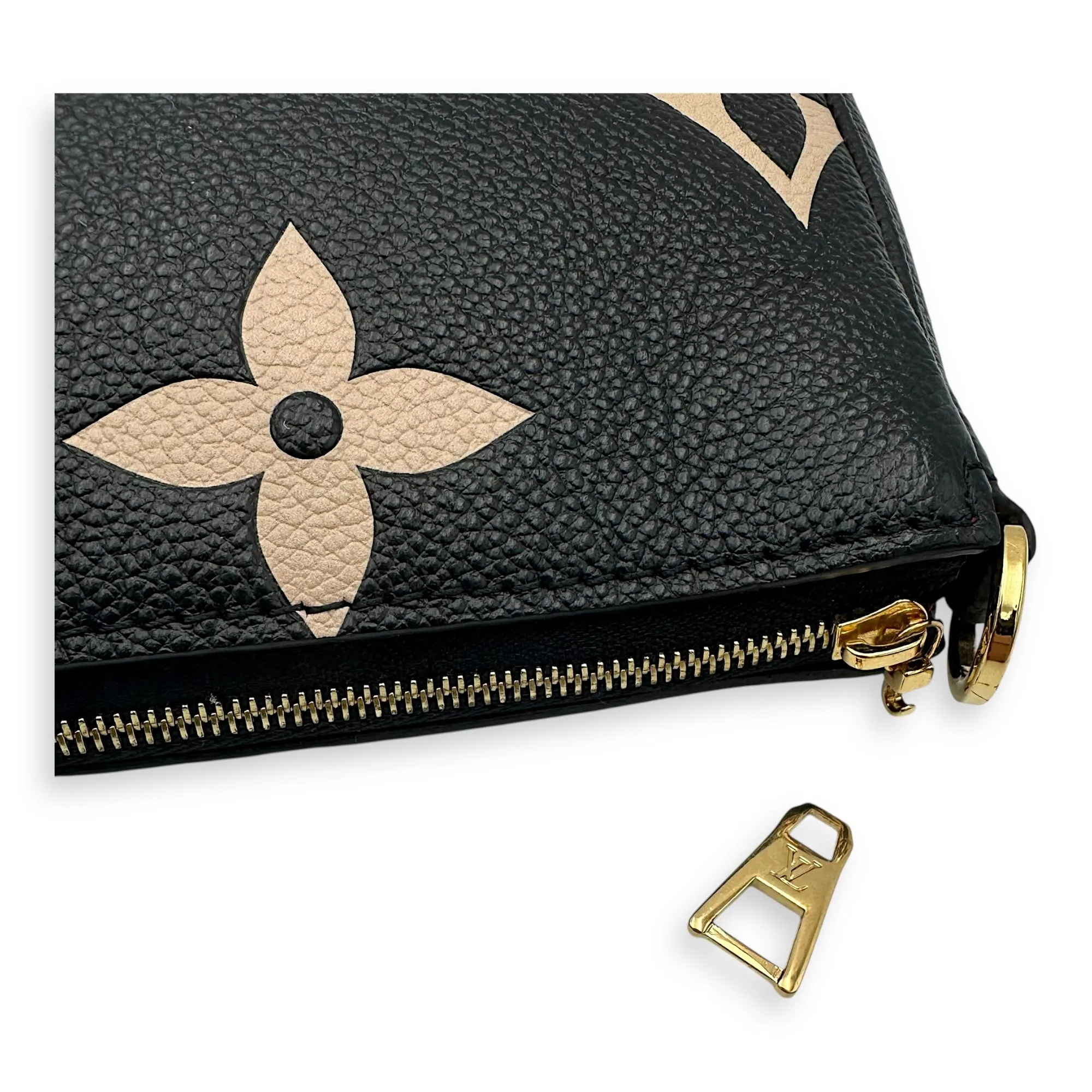 Multi-Pochette Accessoires Crossbody Bag  Black in Monogram Empreinte Leather , Gold Hardware