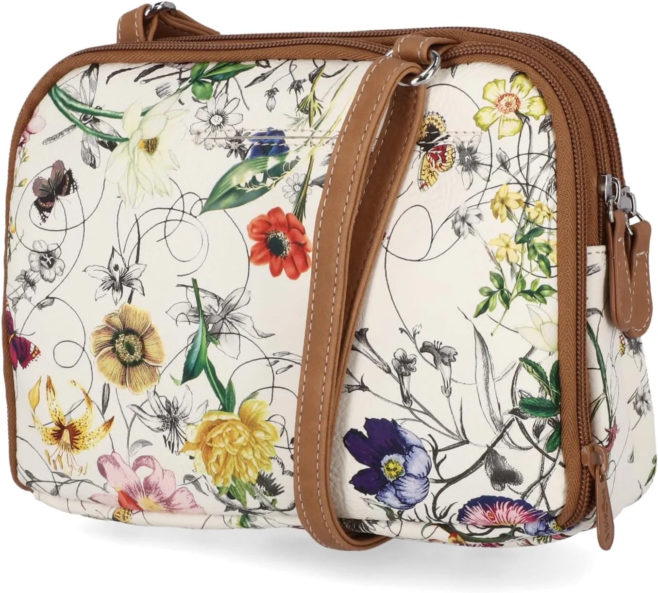 MultiSac Zippy Triple Compartment Crossbody Bag