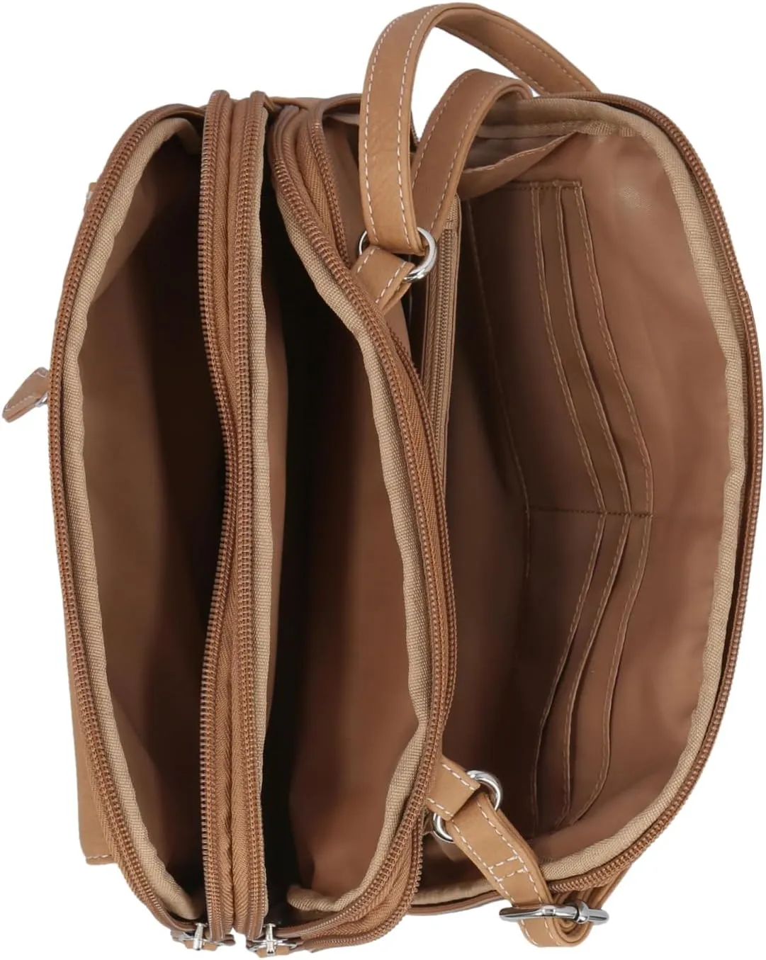 MultiSac Zippy Triple Compartment Crossbody Bag