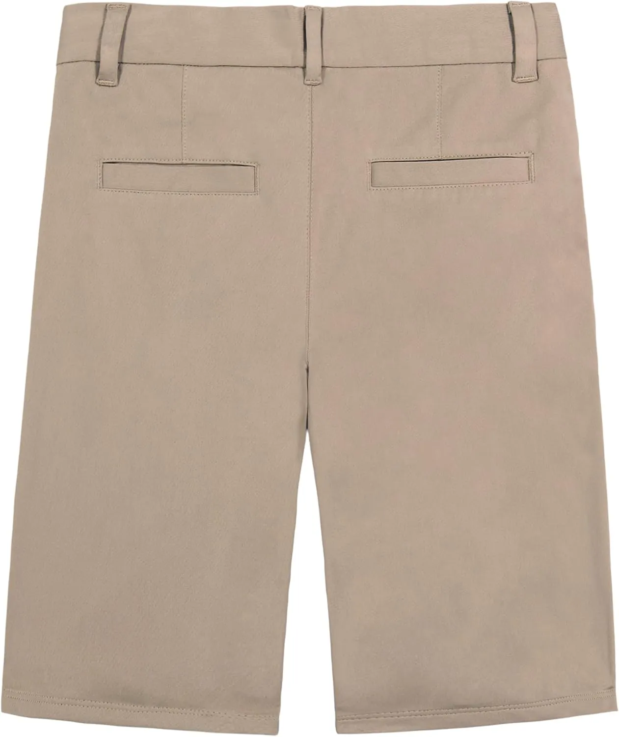 Nautica Boys' School Uniform Flat Front Twill Short