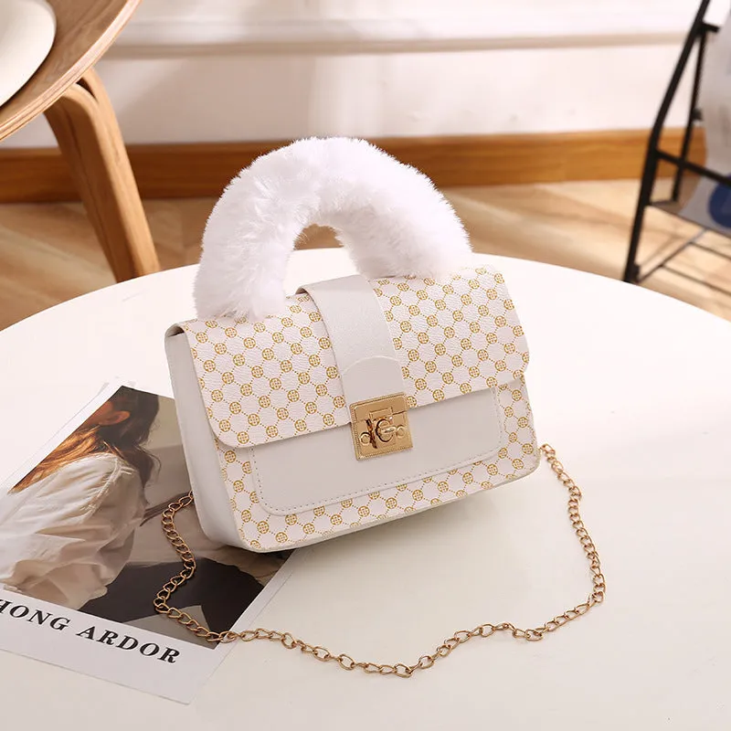 New Women's Classic Comfortable Printed Veet Crossbody Bags