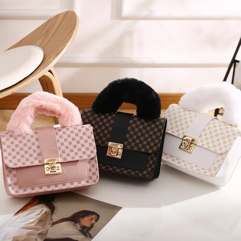 New Women's Classic Comfortable Printed Veet Crossbody Bags