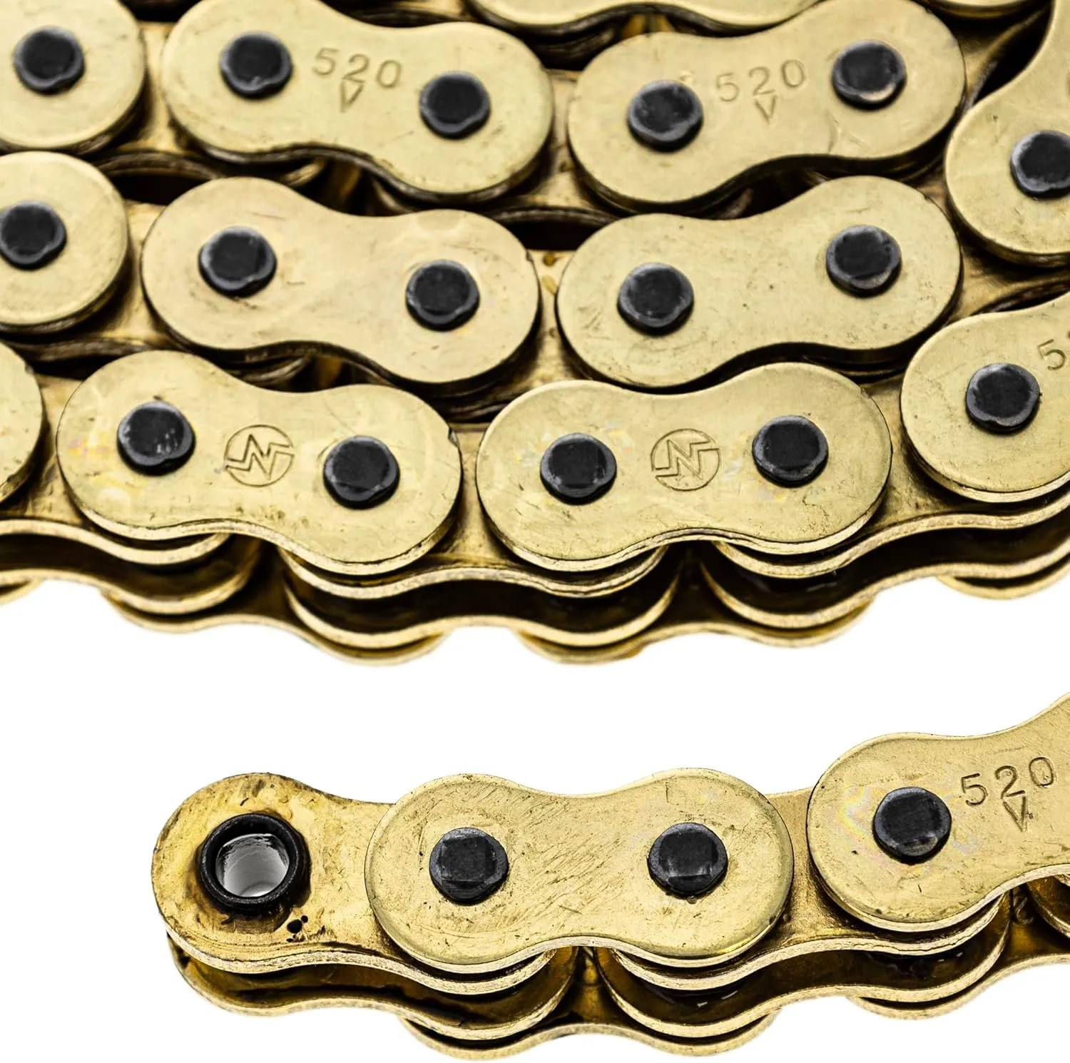 NICHE Gold 520 X-Ring Chain 100 Links with Connecting Master Link