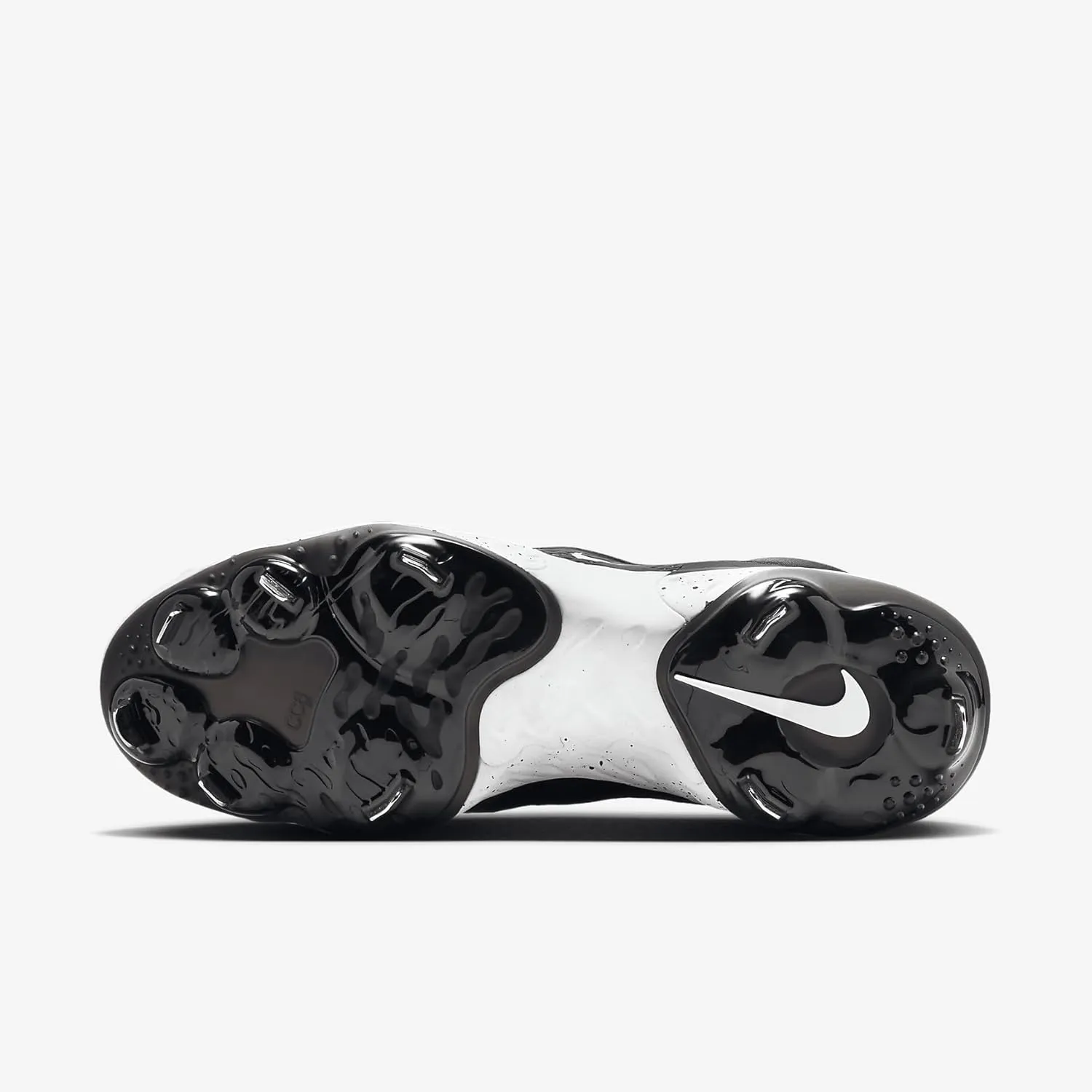 Nike Alpha Huarache Elite 4 Low NRG Baseball Cleats (DJ6521-003, Black/Dark Smoke Grey/White)