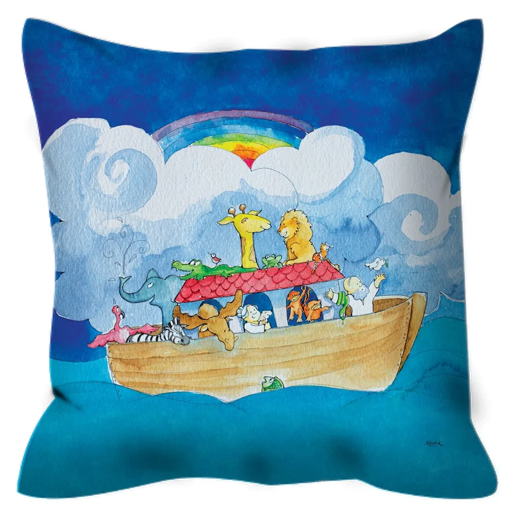 Noah's Ark Outdoor Pillow
