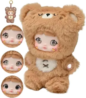 Nommi Loveliness Never End Series Blind Box Cute Plush Kawaii Anime Action Figure Plush Keychain Pendant Gift (Qu Qi)