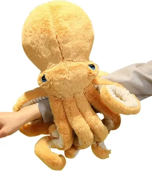 Octopus Stuffed Animals Octopus Plush Doll Toys Octopus Stuffed Toys Gift for Kids and Lovers for Birthday, Christmas, Valentine's Day(Orange)