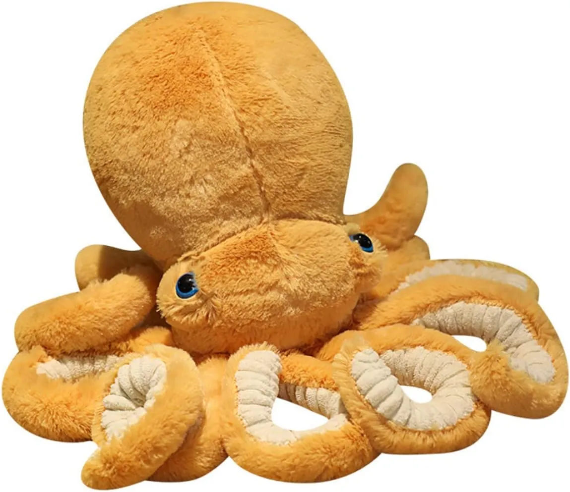 Octopus Stuffed Animals Octopus Plush Doll Toys Octopus Stuffed Toys Gift for Kids and Lovers for Birthday, Christmas, Valentine's Day(Orange)