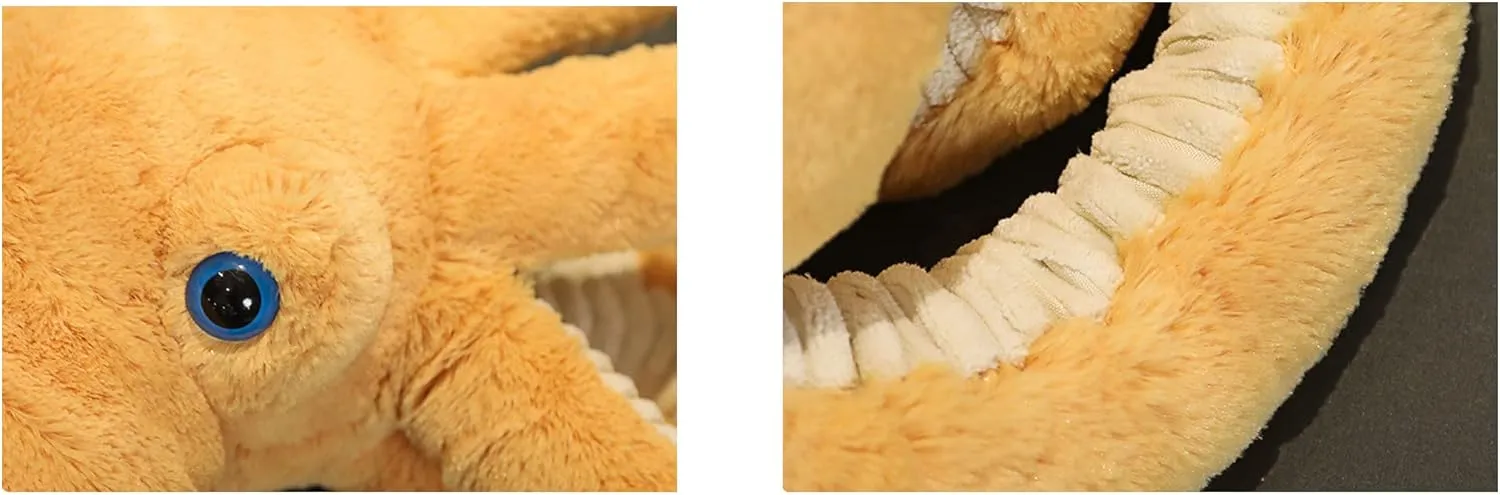 Octopus Stuffed Animals Octopus Plush Doll Toys Octopus Stuffed Toys Gift for Kids and Lovers for Birthday, Christmas, Valentine's Day(Orange)