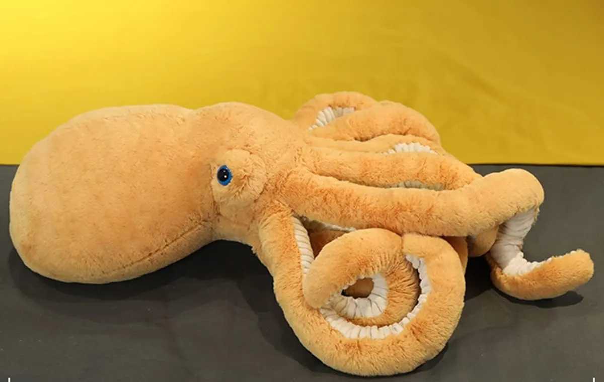 Octopus Stuffed Animals Octopus Plush Doll Toys Octopus Stuffed Toys Gift for Kids and Lovers for Birthday, Christmas, Valentine's Day(Orange)