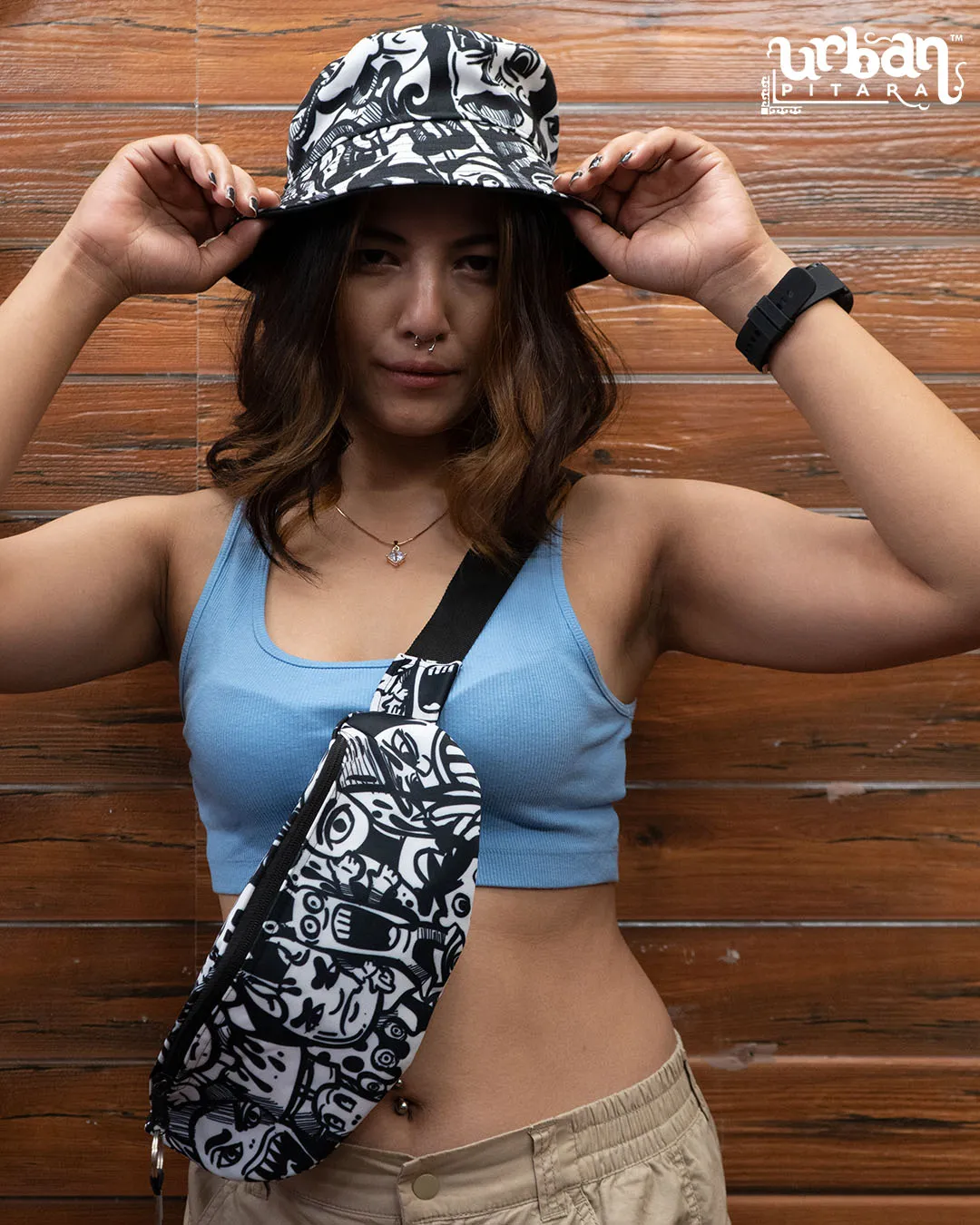 Ola Monster Fanny & Bucket Hat Set
