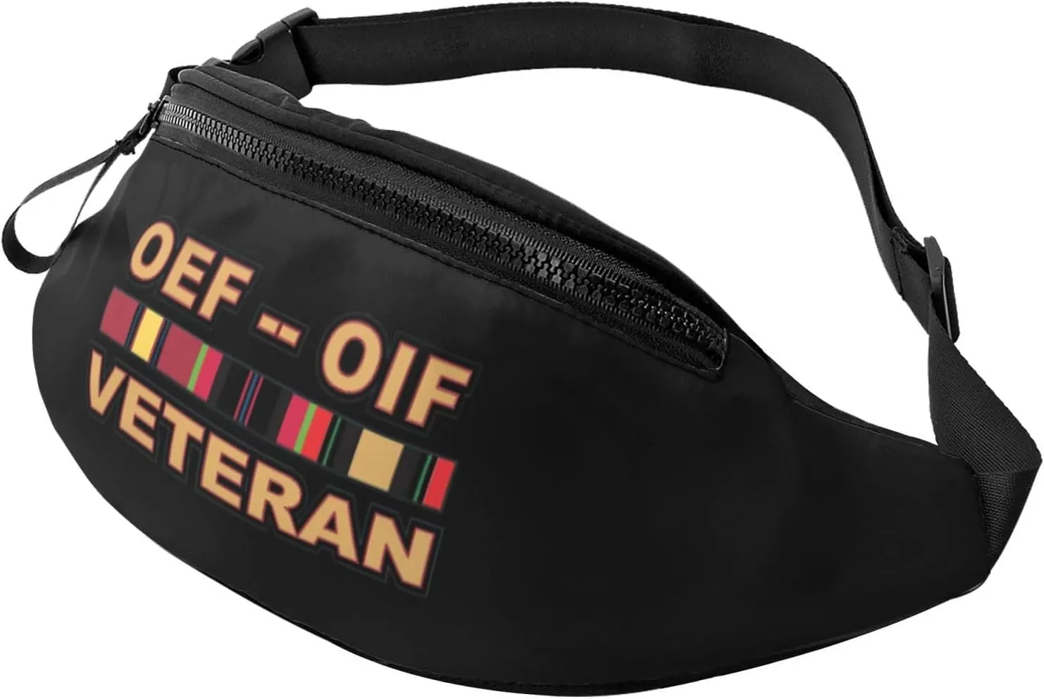 Operations Enduring Freedom (OEF) and Iraqi Freedom (OIF) Veteran Crossbody waist bag, casual chest bag