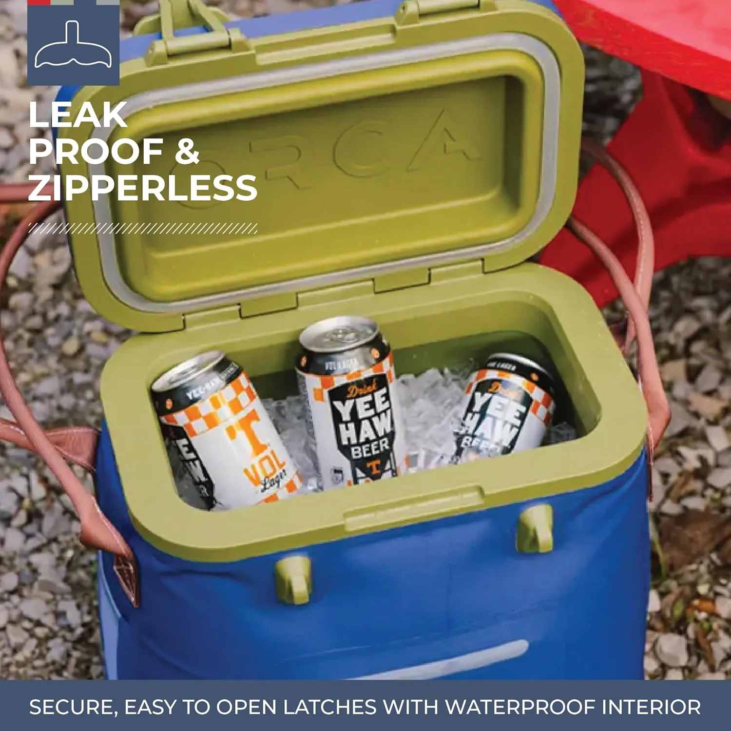 ORCA Wander Tote Cooler | Temperature Insulated Bag Keeps Drinks Ice Cold All Day, Perfect for Beach, Park, Hikes, Picnics & More