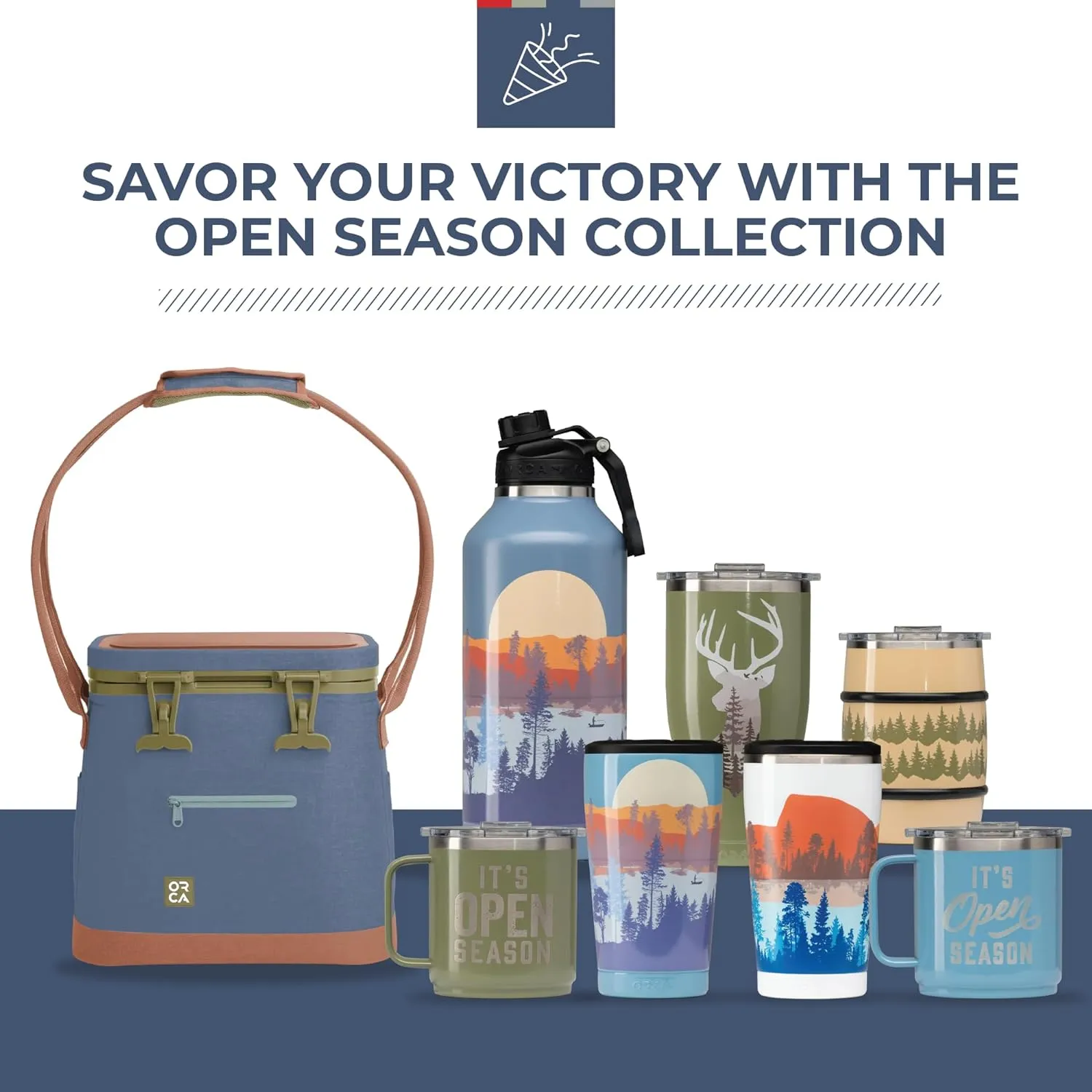 ORCA Wander Tote Cooler | Temperature Insulated Bag Keeps Drinks Ice Cold All Day, Perfect for Beach, Park, Hikes, Picnics & More