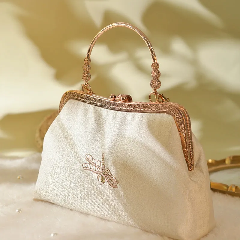 Orchid Embroidered Cheongsam Bag for Women