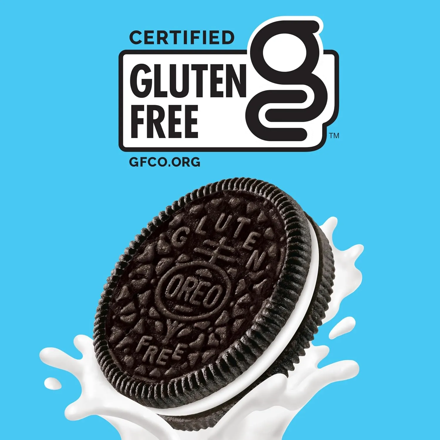 OREO Original & OREO Double Stuf Gluten Free Cookies Variety Pack, 4 Packs