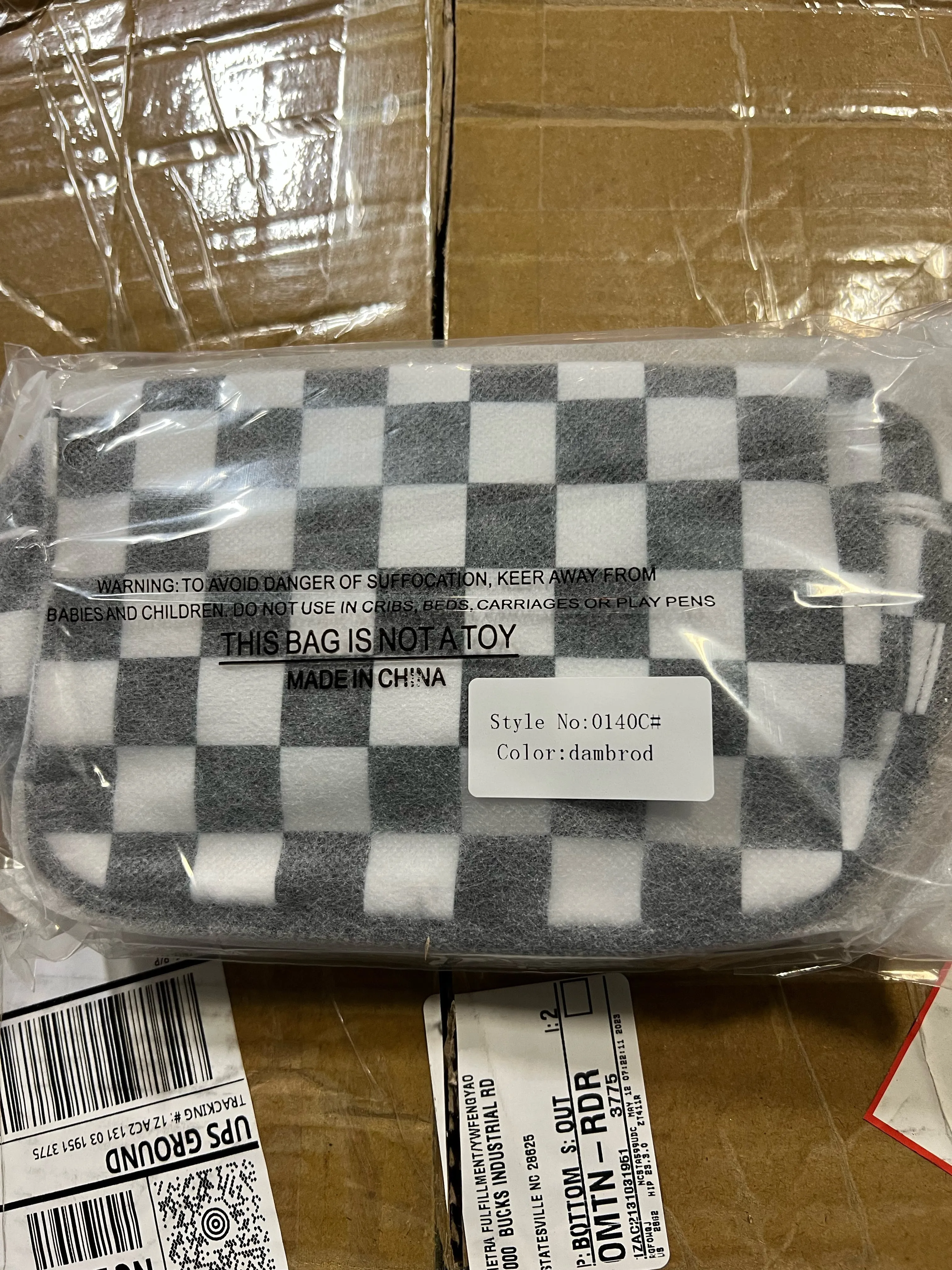 Original nylon fanny packs	 - Plaid/checker