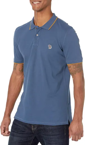 Paul Smith Ps Mens Reg Fit Polo Zeb Badge