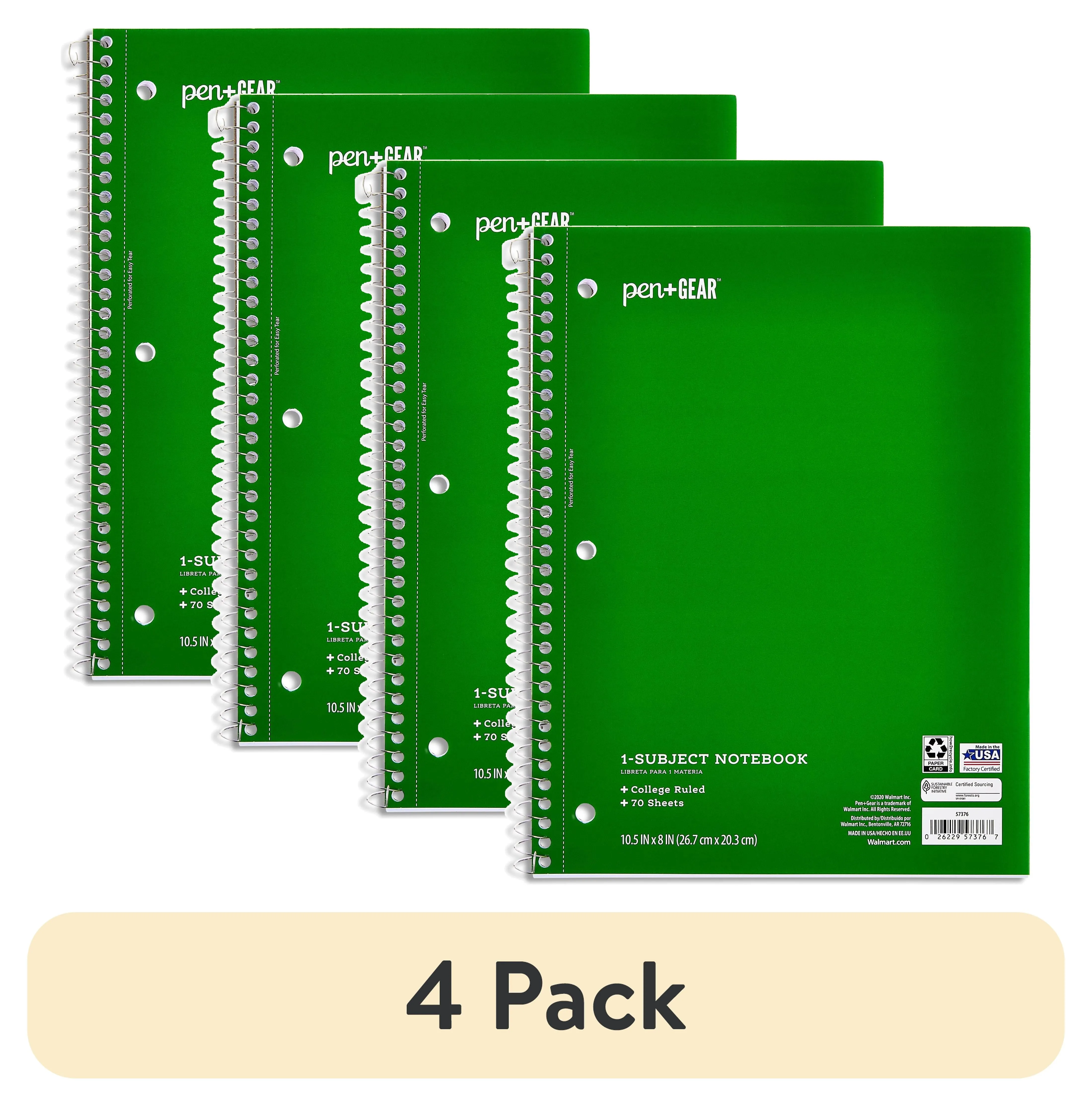 Pen   Gear 1-Subject Notebook, College Ruled, Blue, 70 Sheets